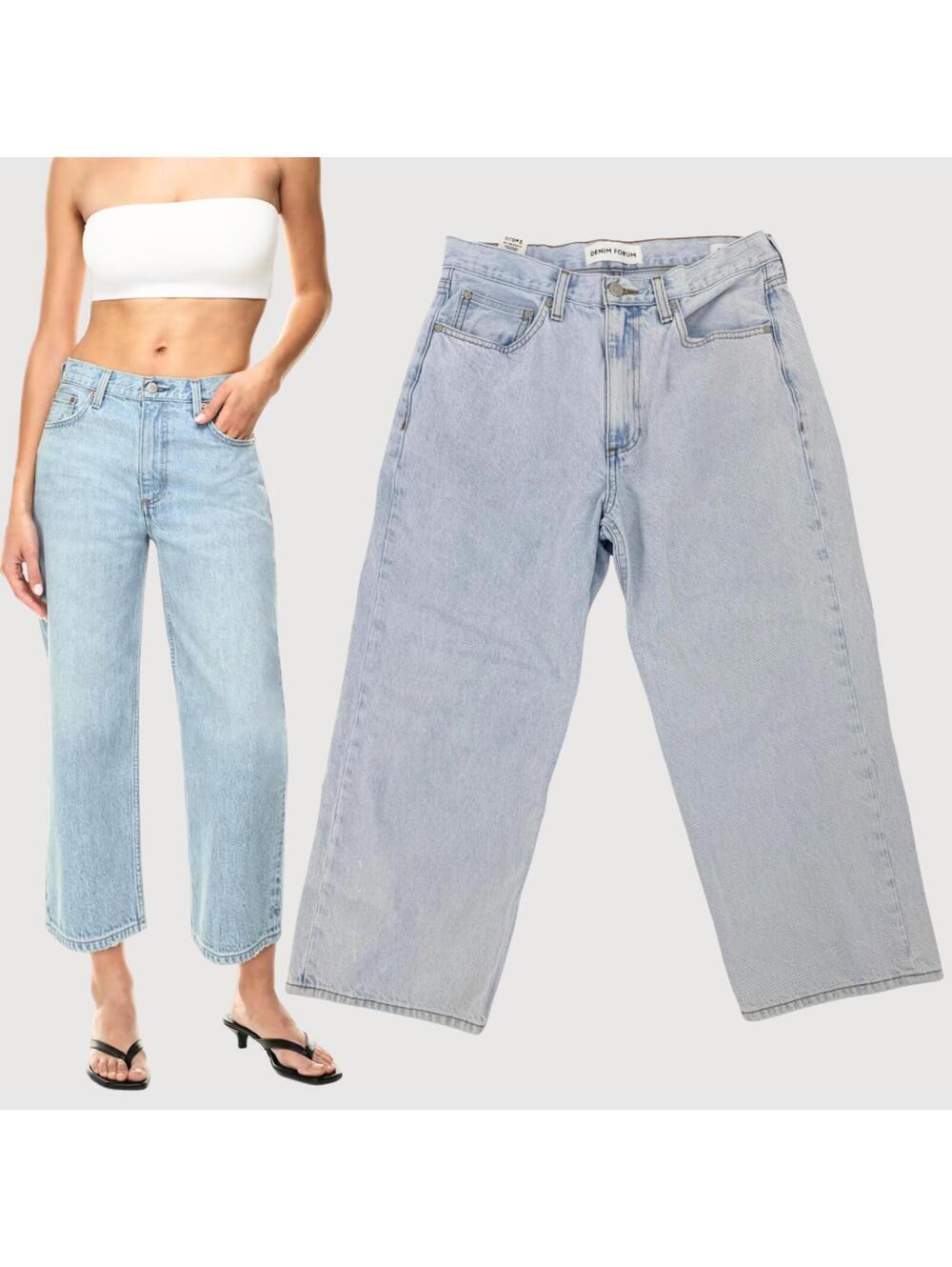 Aritzia Denim Forum 90s Iggy Cropped Jeans 28